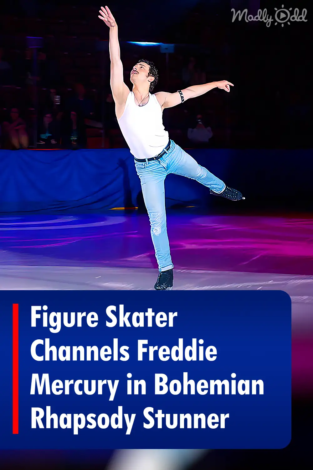 Figure Skater Channels Freddie Mercury in Bohemian Rhapsody Stunner