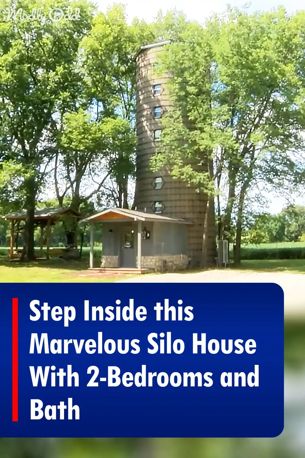 Step Inside this Marvelous Silo House With 2-Bedrooms and Bath