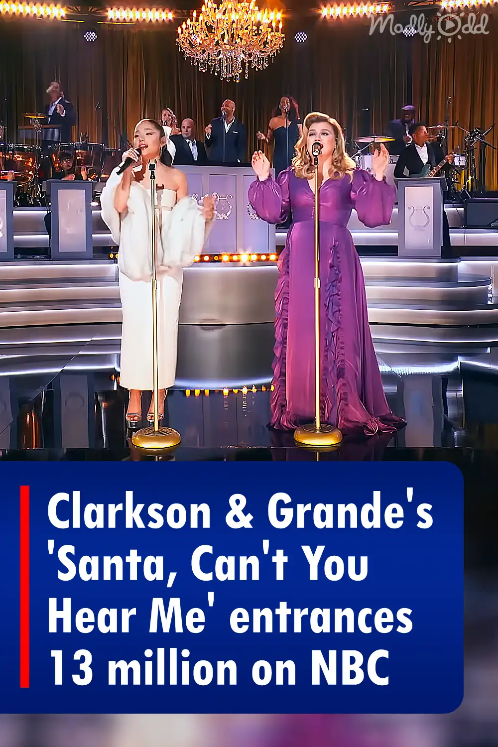 Clarkson & Grande\'s \'Santa, Can\'t You Hear Me\' entrances 13 million on NBC