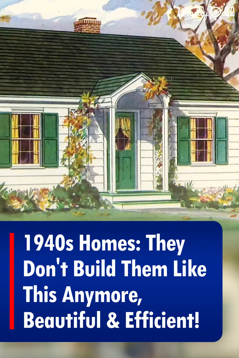 1940s Homes: They Don\'t Build Them Like This Anymore, Beautiful & Efficient!