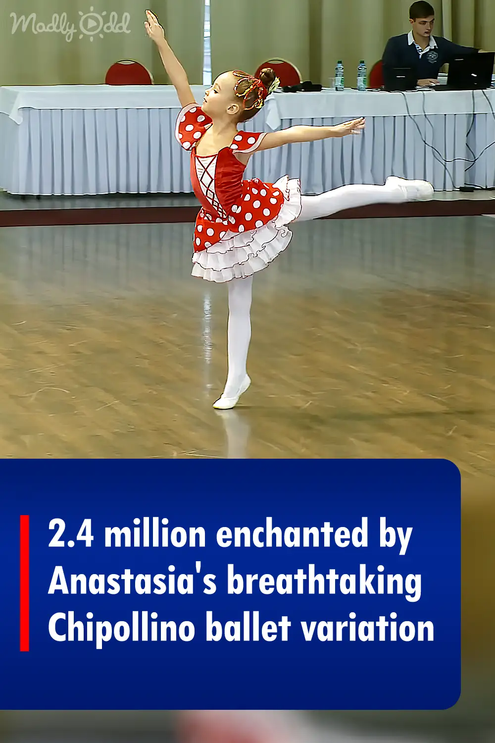 2.4 million enchanted by Anastasia\'s breathtaking Chipollino ballet variation
