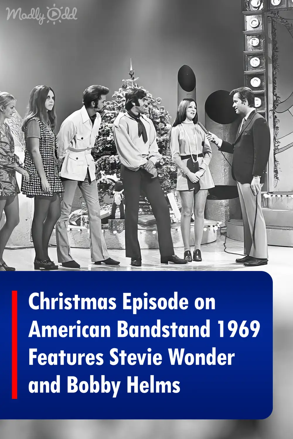 Christmas Episode on American Bandstand 1969 Features Stevie Wonder and Bobby Helms