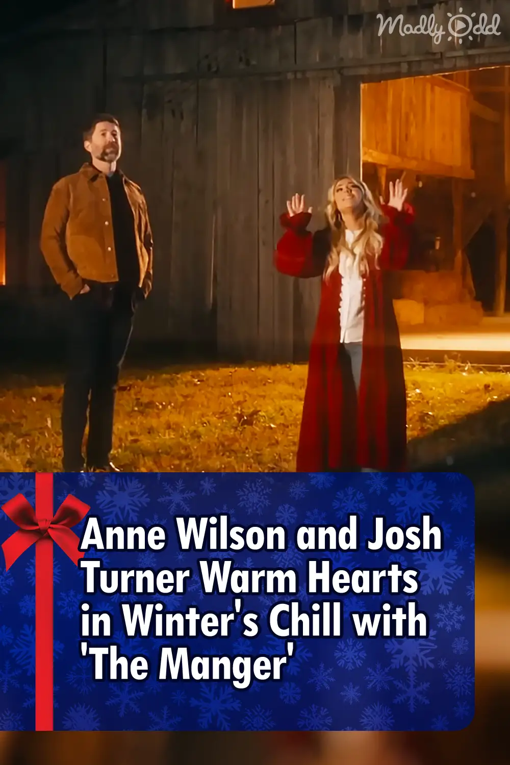 Anne Wilson and Josh Turner Warm Hearts in Winter\'s Chill with \'The Manger\'