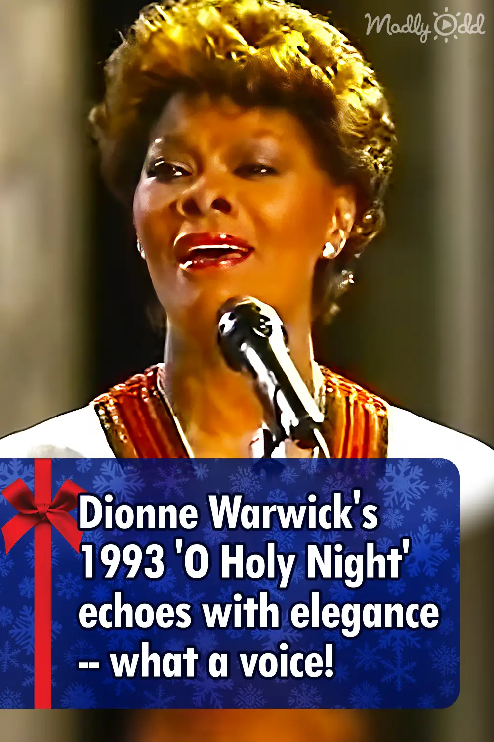 Dionne Warwick\'s 1993 \'O Holy Night\' echoes with elegance -- what a voice!
