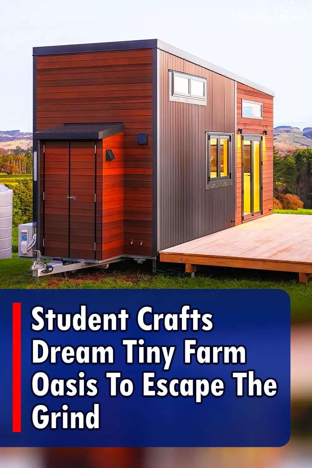 Student Crafts Dream Tiny Farm Oasis To Escape The Grind