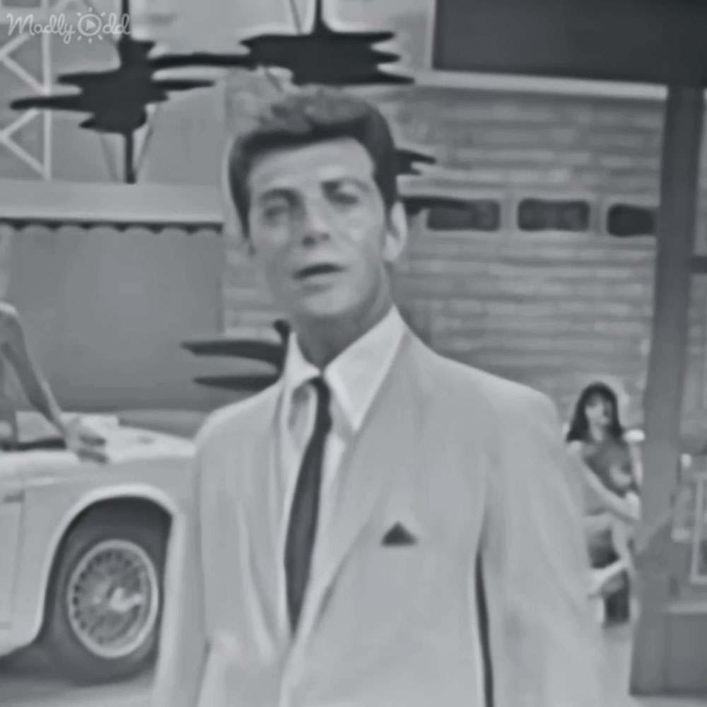 Frankie Avalon in 'Venus' music video from 1959