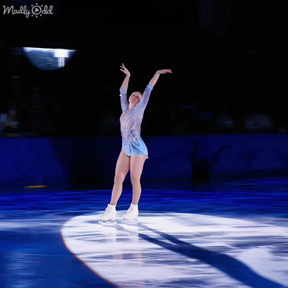 Mariah Bell performs The Power of Love on ice