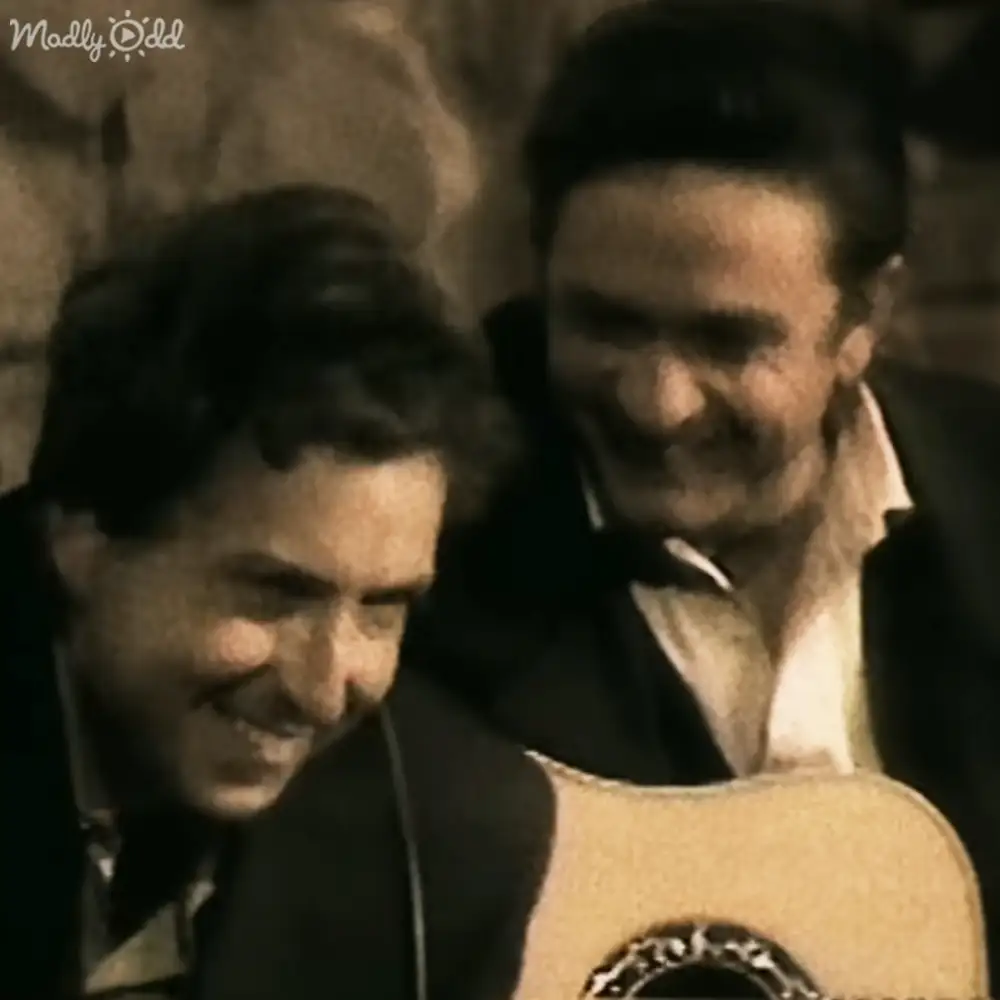 Johnny Cash Bob Dylan rare footage