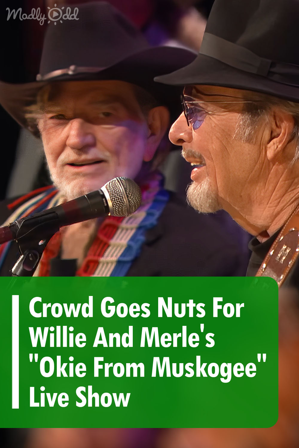 Crowd Goes Nuts For Willie And Merle\'s \