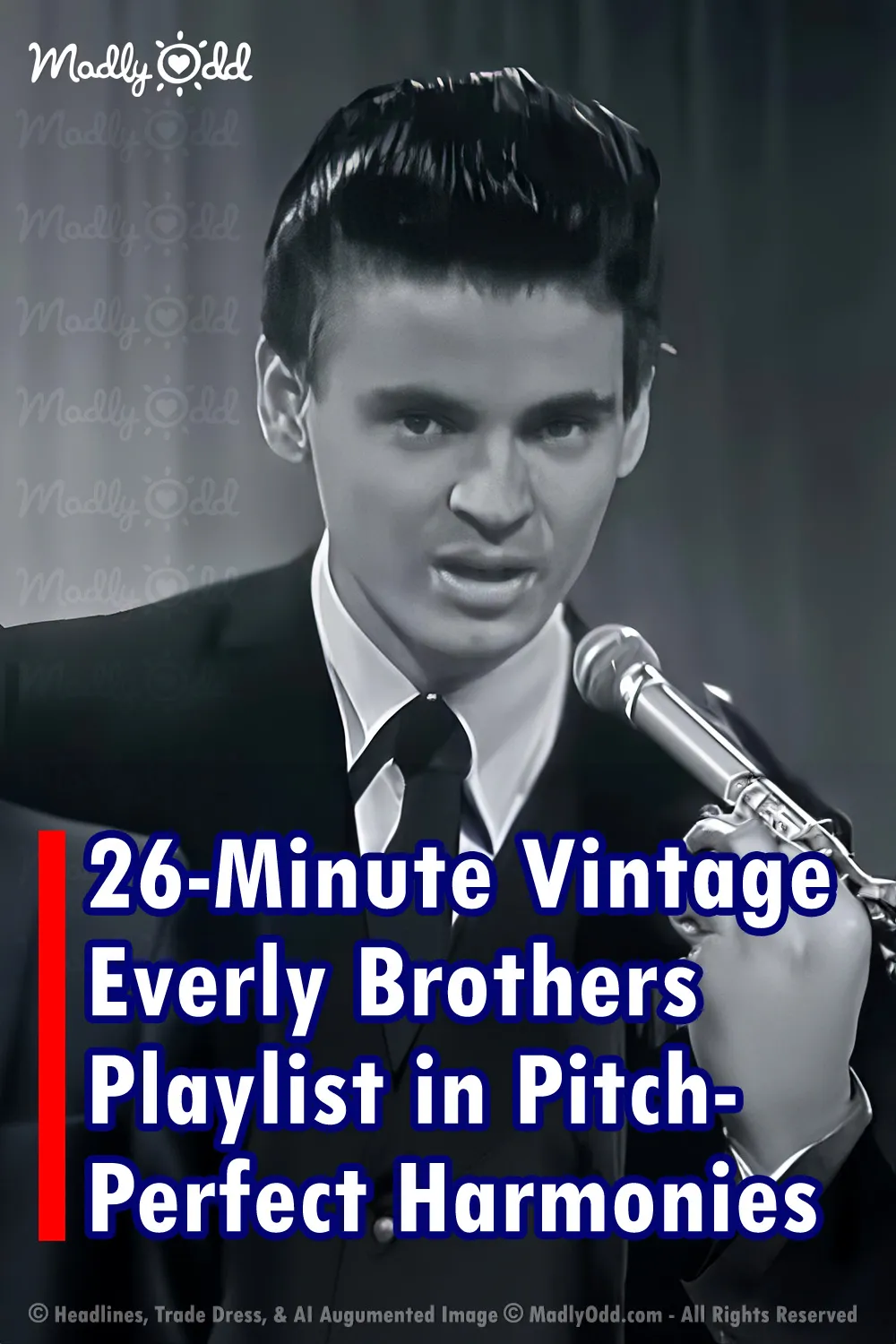 26-Minute Vintage Everly Brothers Playslist in Pitch- Perfect Harmonies