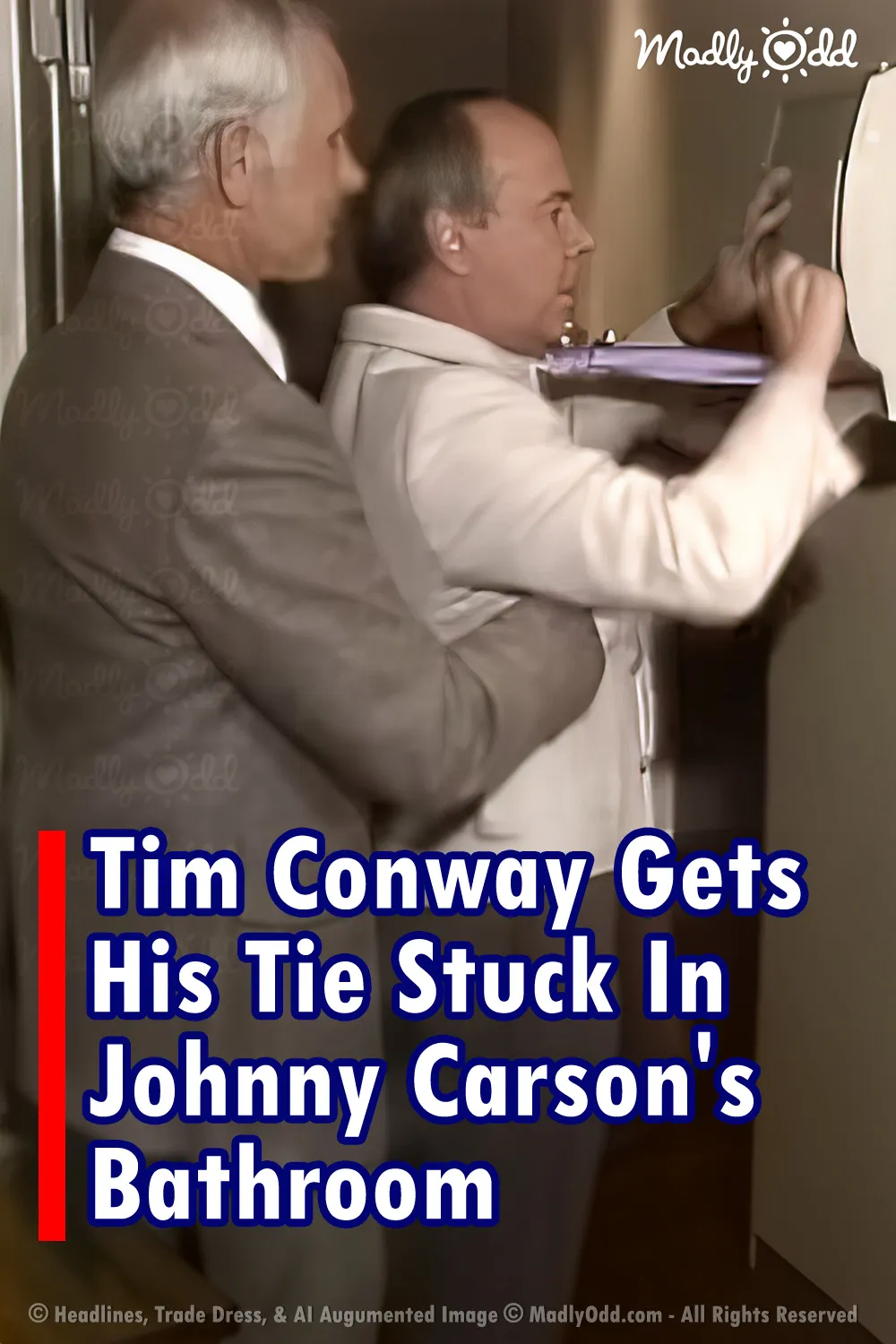 The Night Tim Conway\'s Tie Got Stuck In Johnny Carson\'s Bathroom Towel Dispenser