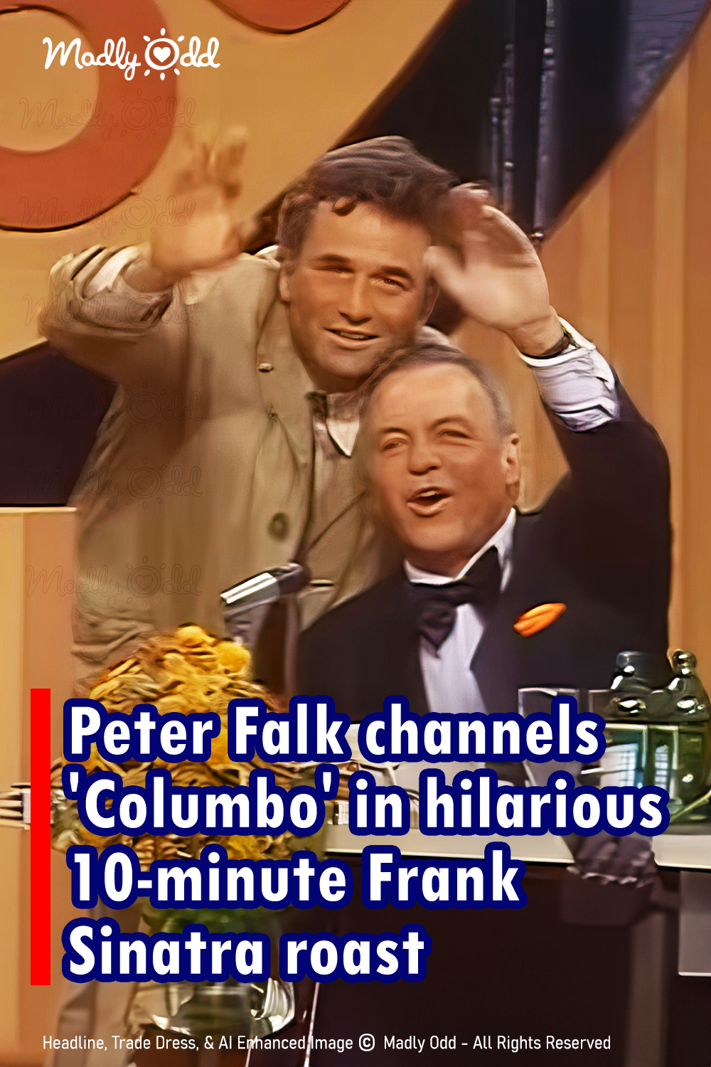 Peter Falk channels Detective Columbo in hilarious 10-minute Frank Sinatra roast