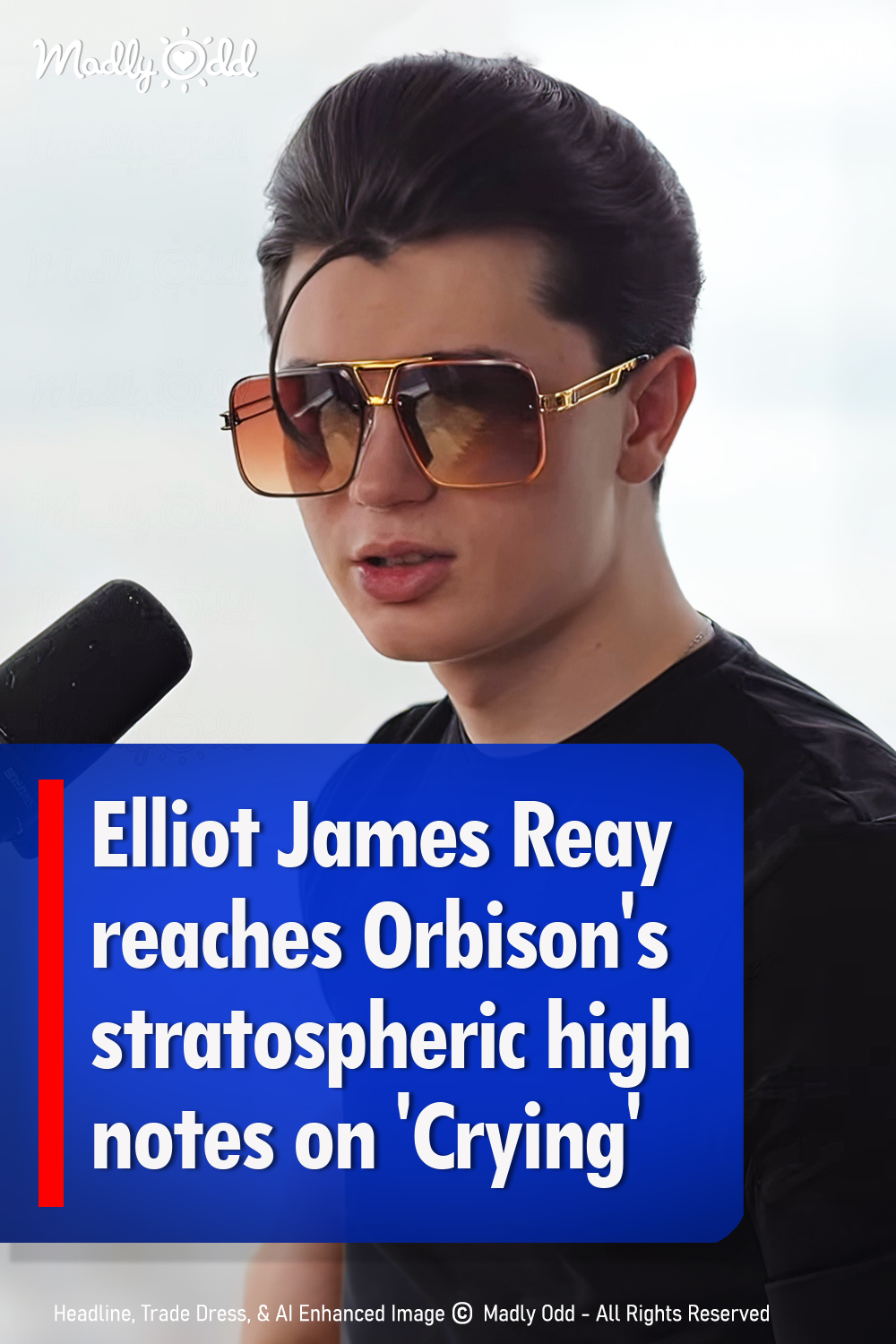 Elliot James Reay hits Orbison\'s stratospheric high notes on \'Crying\' cover