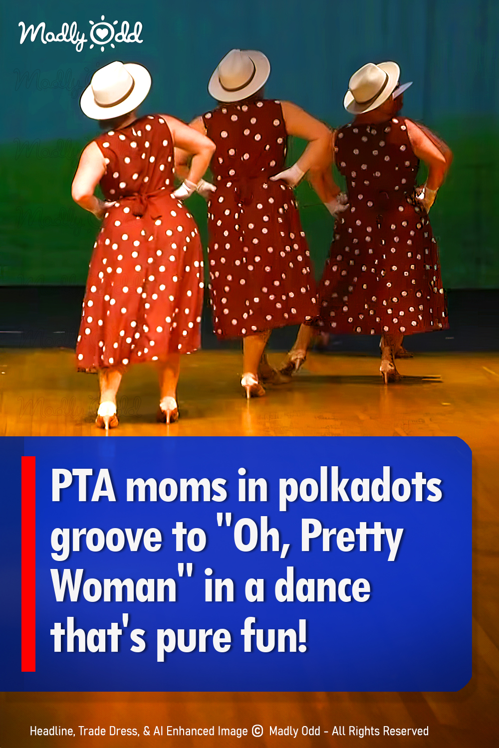 PTA moms in polkadots groove to \