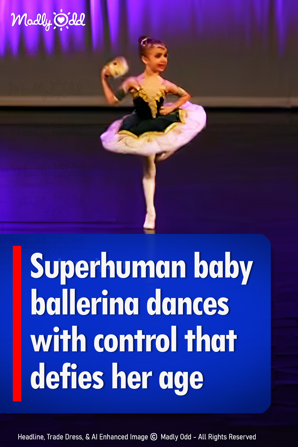Superhuman baby ballerina dances with control that defies her age