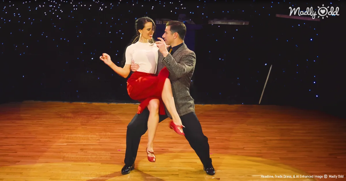 Mind-Melting Swing Dance Moves Stun Packed Ballroom